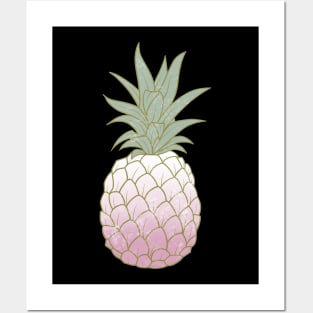 Pineapple pattern Posters and Art